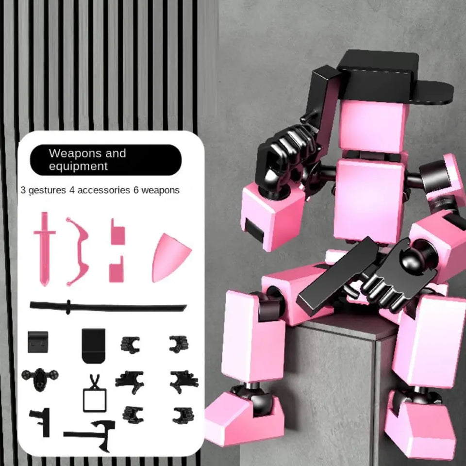 Multi-Jointed Multi Joint Movable Model Model Doll Action Figure 3D Printed Mannequin Movable Robot Novelty Shapeshift Robot