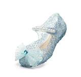 Kids Princess Sandal Children Summer Adorable Beach Shoes Girls Lightweight Breathable Soft Bottom High Heels Crystal Sandals