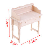 1:12 Dollhouse Miniature Furniture Table Coffee Table Computer Desk Dollhouse Livingroom Kitchen Leisure Table Model