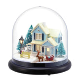 CUTEBEE  DIY Dollhouse Wooden Miniature Doll House With Furniture Toys For Children Christmas Gift
