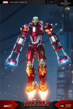 ZD Original Iron Man MK30 Blue Steel 1/10 Iron Patriot MK3 Marvel legends War Machine 10th Anniversary Action Figure Model Gift