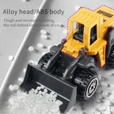 6pcs/set Alloy Engineering Truck Toy Loader Vehicle Excavator Tractor Toys Car Classic Construction Model for 3 years Boys Gifts