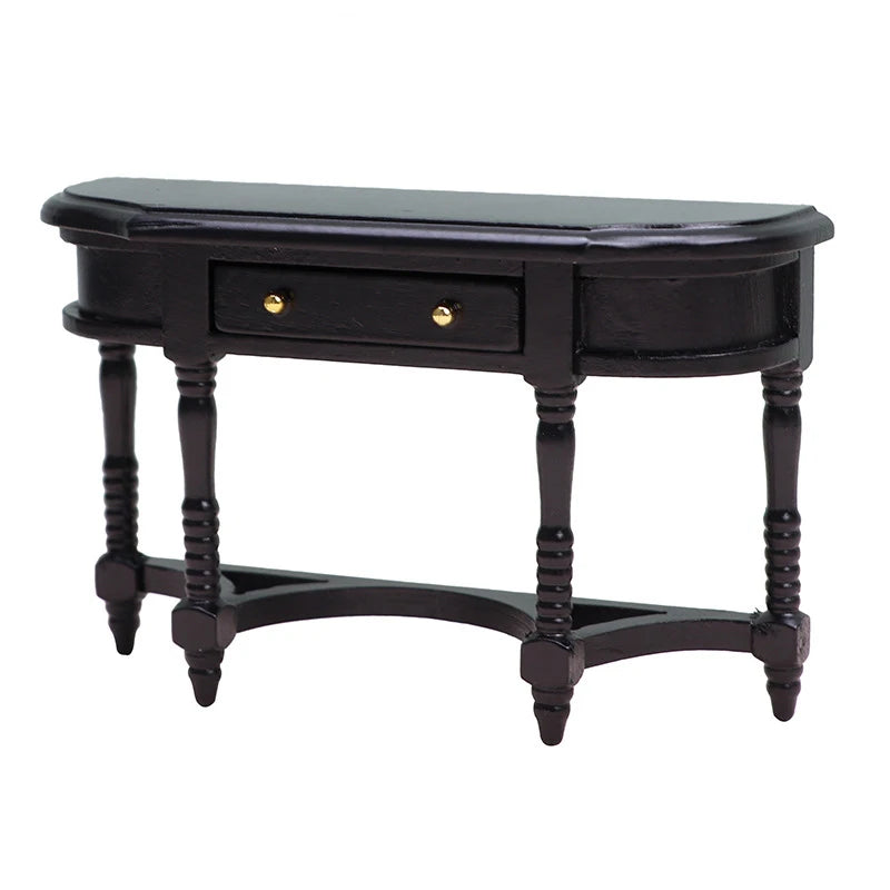 1:12 Dollhouse Miniature Furniture Table Coffee Table Computer Desk Dollhouse Livingroom Kitchen Leisure Table Model