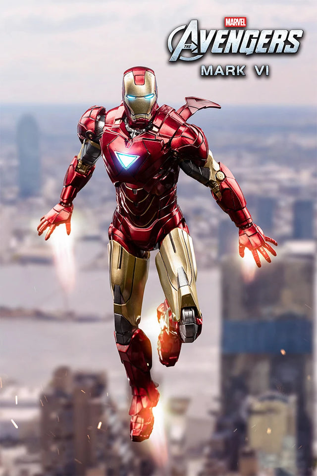 ZD Original Iron Man MK30 Blue Steel 1/10 Iron Patriot MK3 Marvel legends War Machine 10th Anniversary Action Figure Model Gift