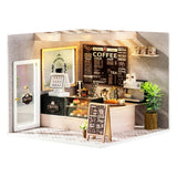 CUTEBEE  DIY Dollhouse Wooden Miniature Doll House With Furniture Toys For Children Christmas Gift