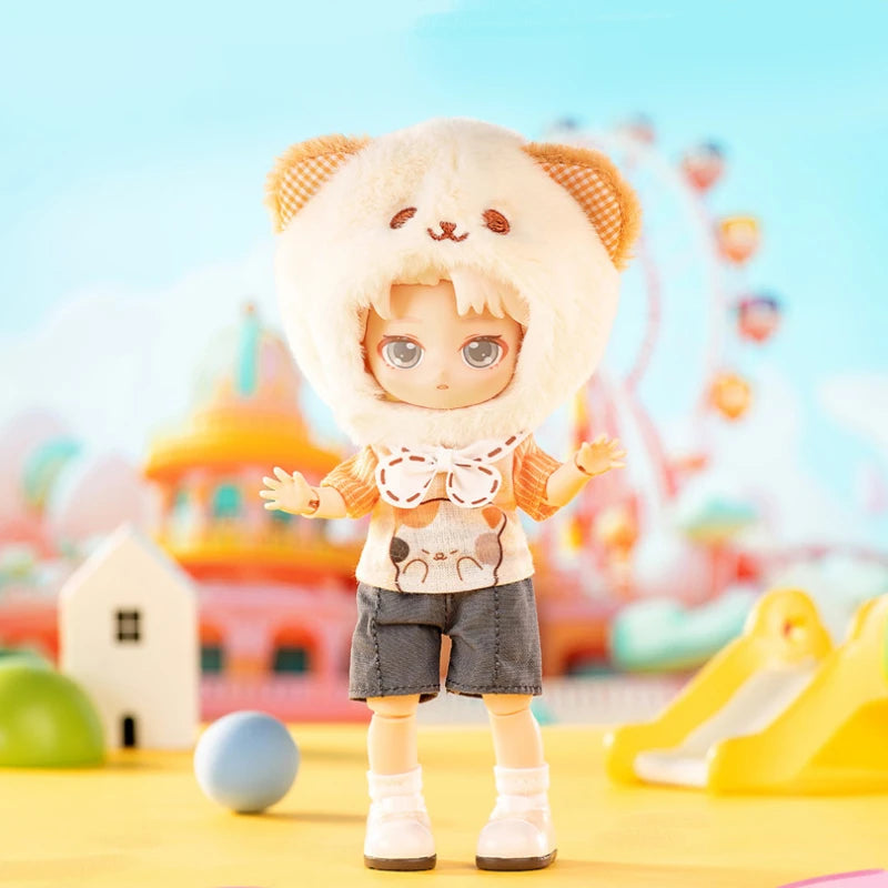 Pre-Sale PEETSOON Garden Party Series Cute 16cm Doll Bjd 12 Point Doll Movable Doll Gift