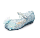 Kids Princess Sandal Children Summer Adorable Beach Shoes Girls Lightweight Breathable Soft Bottom High Heels Crystal Sandals