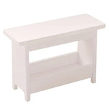 1:12 Scale Dollhouse Furniture Miniature Teatable Scenery Model Wood Stool Flower Rack Dolls Accessories Photography Props