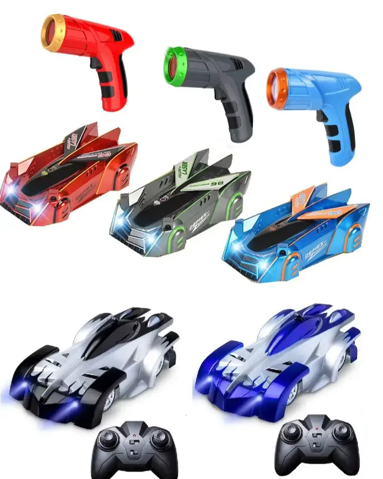 2.4G RC CAR Wall Climbing Car Remote Control Toys Climb Wall Ceiling Light Racing Model Electric Anti-gravity Children Toy