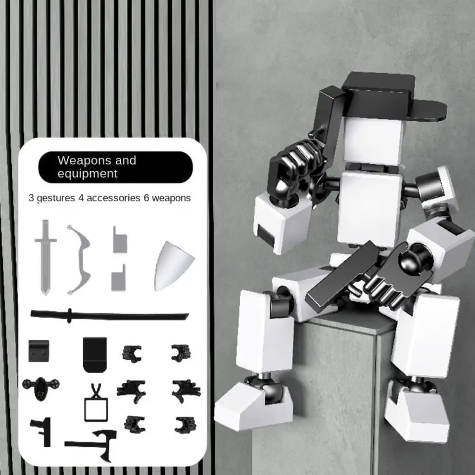 Multi-Jointed Multi Joint Movable Model Model Doll Action Figure 3D Printed Mannequin Movable Robot Novelty Shapeshift Robot