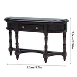 1:12 Dollhouse Miniature Furniture Table Coffee Table Computer Desk Dollhouse Livingroom Kitchen Leisure Table Model