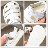 Baby Boys Girls Genuine Leather Sandals Summer Children Shoes Soft Sole Non-slip Infant Toddler Shoes Beach Sandals for Kids