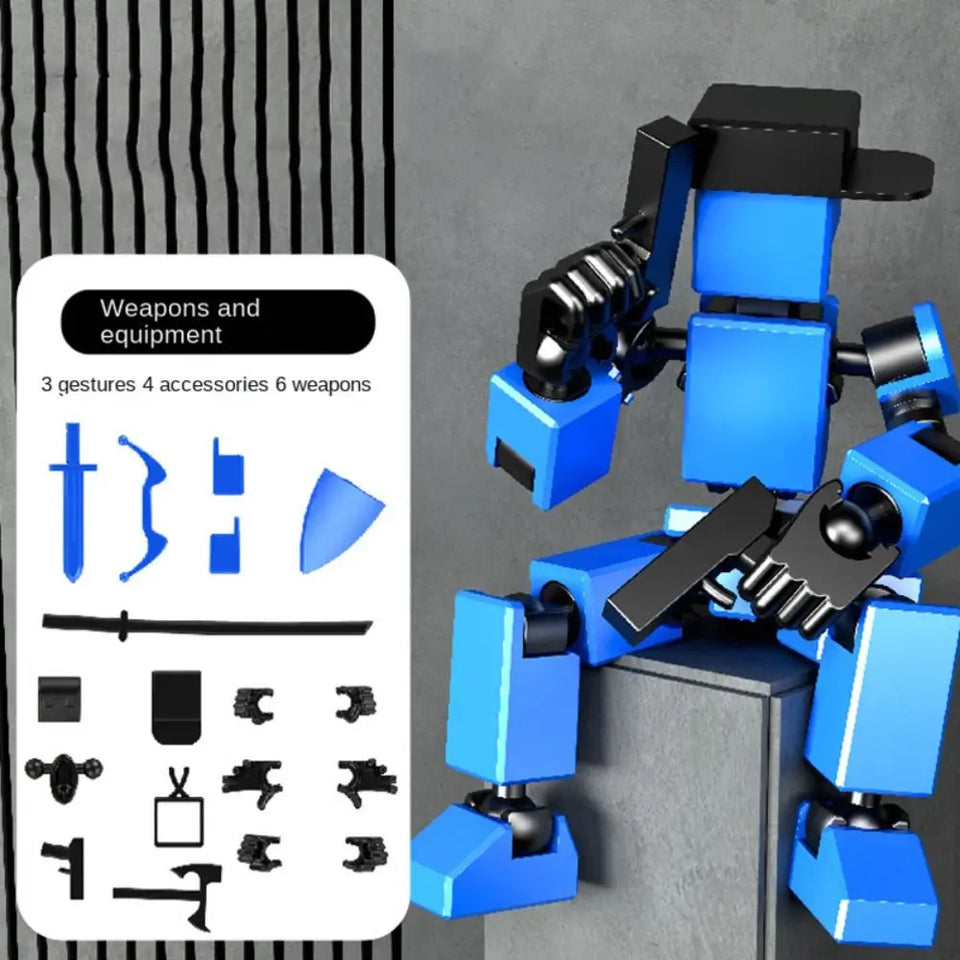 Multi-Jointed Multi Joint Movable Model Model Doll Action Figure 3D Printed Mannequin Movable Robot Novelty Shapeshift Robot