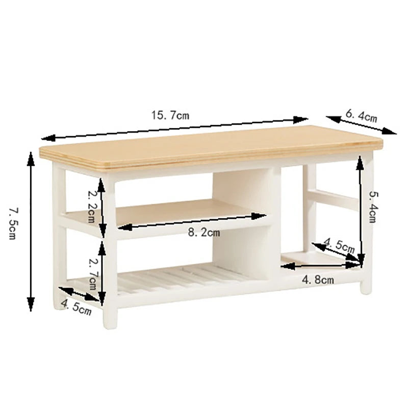1:12 Dollhouse Miniature Furniture Table Coffee Table Computer Desk Dollhouse Livingroom Kitchen Leisure Table Model