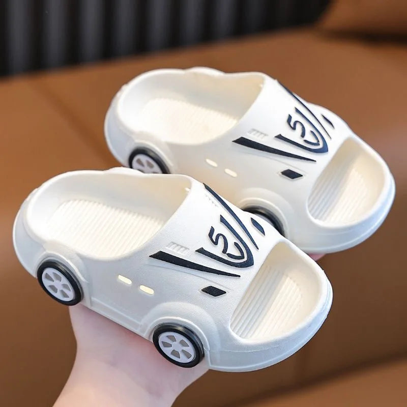 Child Summer Shoes LED Lights Slippers Boy Girl Luminous Slippers Baby Indoor Soft Bottom Sandals Kid Home Parent-child Sandals