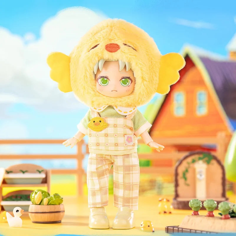 Pre-Sale PEETSOON Garden Party Series Cute 16cm Doll Bjd 12 Point Doll Movable Doll Gift