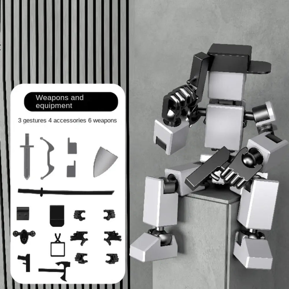 Multi-Jointed Multi Joint Movable Model Model Doll Action Figure 3D Printed Mannequin Movable Robot Novelty Shapeshift Robot