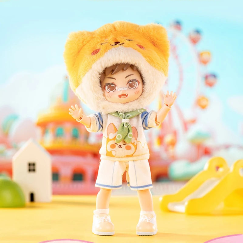 Pre-Sale PEETSOON Garden Party Series Cute 16cm Doll Bjd 12 Point Doll Movable Doll Gift