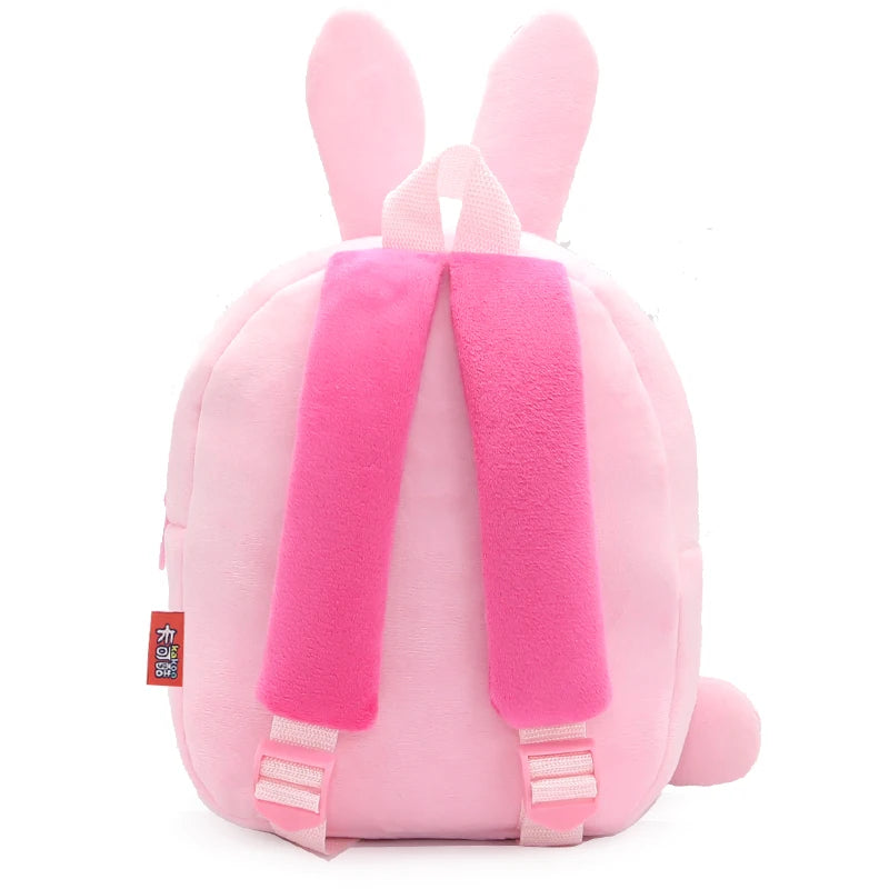 Girls Backpack Cute Animal Rabbit Children Plush Backpack Kindergarten School Bag