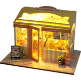 CUTEBEE  DIY Dollhouse Wooden Miniature Doll House With Furniture Toys For Children Christmas Gift