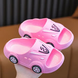 Child Summer Shoes LED Lights Slippers Boy Girl Luminous Slippers Baby Indoor Soft Bottom Sandals Kid Home Parent-child Sandals