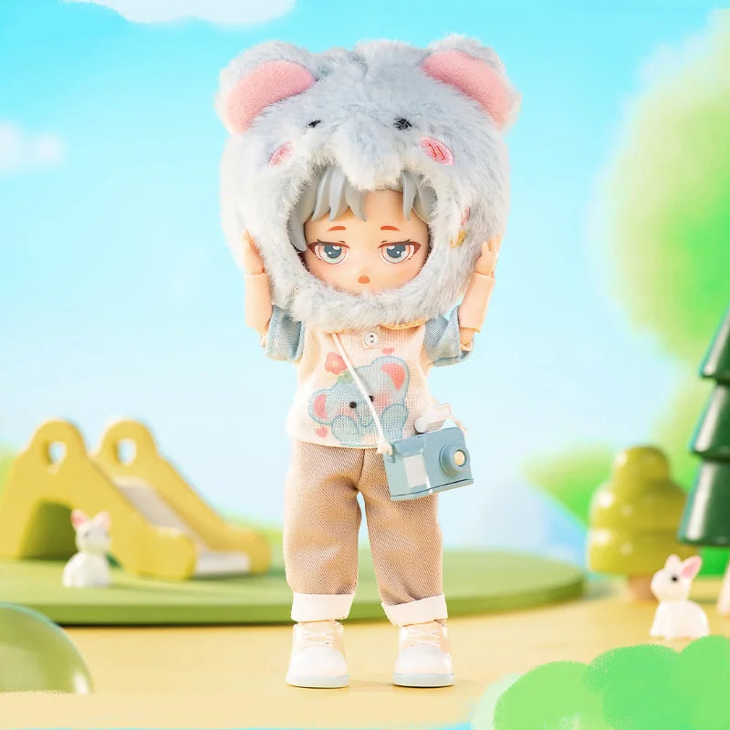 Pre-Sale PEETSOON Garden Party Series Cute 16cm Doll Bjd 12 Point Doll Movable Doll Gift