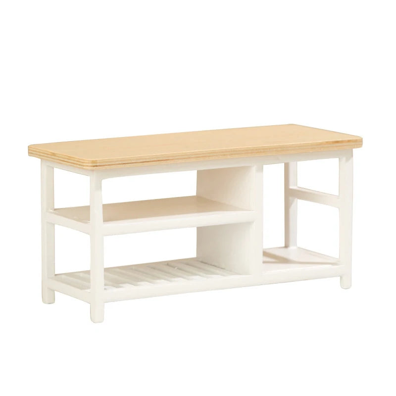 1:12 Dollhouse Miniature Furniture Table Coffee Table Computer Desk Dollhouse Livingroom Kitchen Leisure Table Model