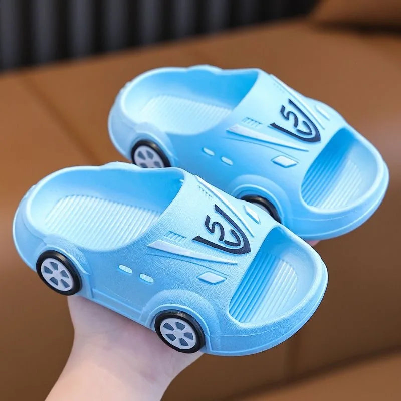 Child Summer Shoes LED Lights Slippers Boy Girl Luminous Slippers Baby Indoor Soft Bottom Sandals Kid Home Parent-child Sandals