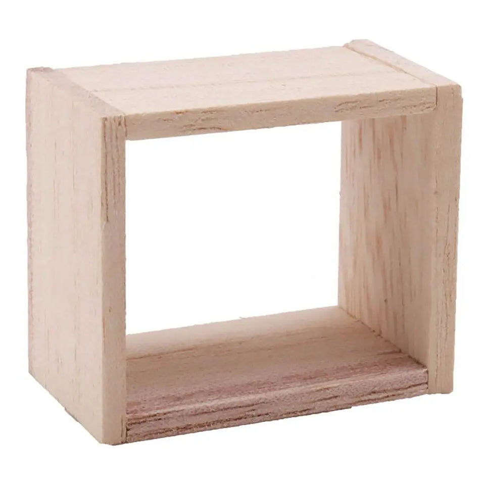 1:12 Scale Dollhouse Furniture Miniature Teatable Scenery Model Wood Stool Flower Rack Dolls Accessories Photography Props