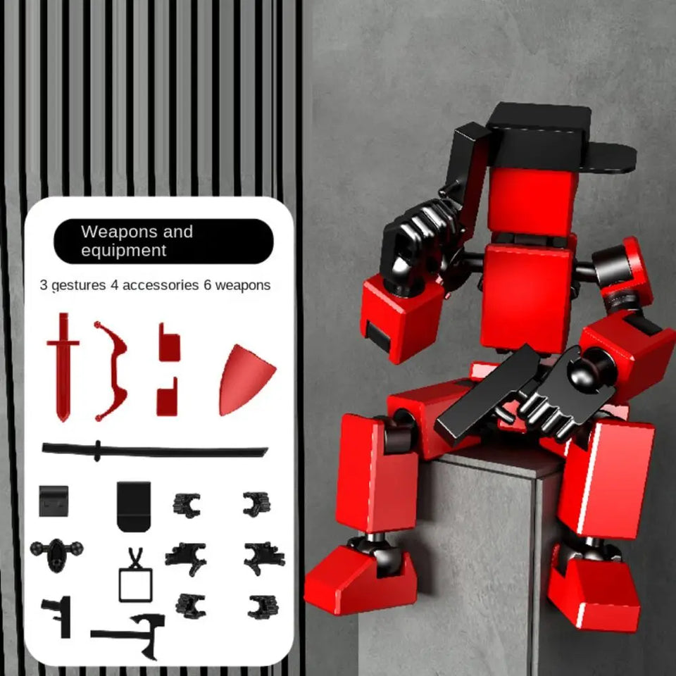 Multi-Jointed Multi Joint Movable Model Model Doll Action Figure 3D Printed Mannequin Movable Robot Novelty Shapeshift Robot